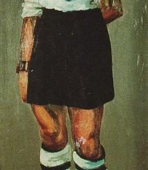 Portrait of Jaume Miravidles as a Footballer – Expressionist Painting Inspired by Salvador Dali, Oil on Panel
