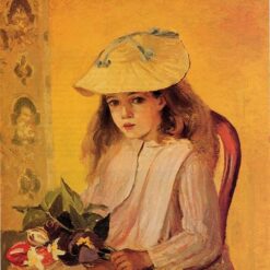 Jeanne" (1872) – Camille Pissarro Impressionist Oil Painting, Yale Collection