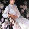 John Singer Sargent 'Portrait of Katharine Chase Shapleigh' Realism Oil Painting – Fine Art Reproduction on Canvas