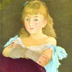 Portrait of Lina Campineanu – Inspired by Edouard Manet’s 1878 Realist Masterpiece