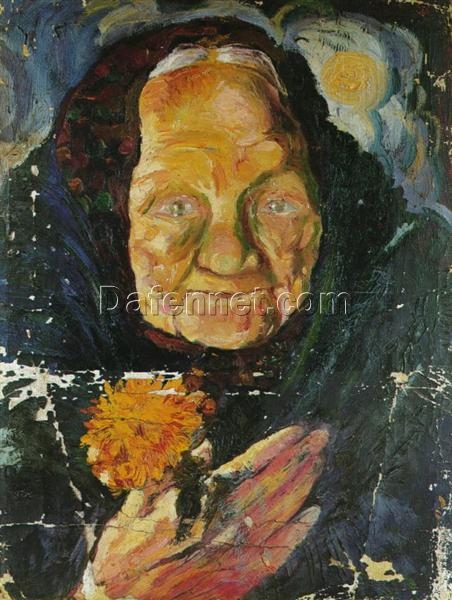 Expressionism-Inspired Portrait of Lucia by Salvador Dalí – Portrait of Lucia (c.1918)