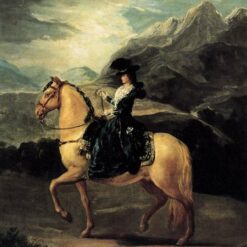 Portrait of Maria Teresa de Vallabriga on Horseback by Francisco Goya | 1783 Romanticism Portrait