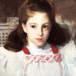 John Singer Sargent 'Portrait of Miss Dorothy Vickers' Realism Portrait – Fine Art Reproduction on Canvas