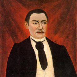 Portrait of Monsieur S by Henri Rousseau – 1898 Naïve Art Oil Painting Replica | Hand-Painted Portrait on Canvas