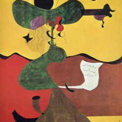 Joan Miró 'Portrait of Mrs. Mills' (1929) – Surrealist Portrait, Oil on Canvas