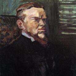 Toulouse-Lautrec 'Portrait of Octave Raquin' – 1901 Post-Impressionist Portrait Painting on Canvas