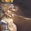 Portrait of Picasso" Oil Painting - Inspired by Salvador Dali's Surrealist Tribute