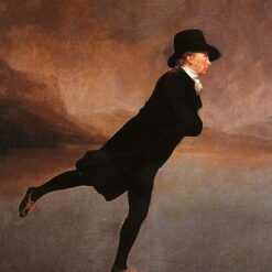 Henry Raeburn’s The Skating Minister – Romanticism Portrait Oil Painting Replica, 1784 Masterpiece