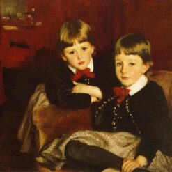 John Singer Sargent 'Portrait of Two Children' Realism Portrait – Fine Art Reproduction on Canvas