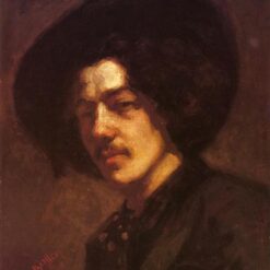 Portrait of Whistler with a Hat – 1857 Self-Portrait by James McNeill Whistler