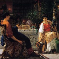 Sir Lawrence Alma-Tadema Oil Painting – Preparations for the Festivities (1866)