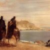 Edgar Degas ‘Promenade by the Sea’ – 1860 Impressionist Seaside Painting Reproduction