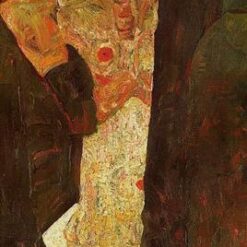 Prophets (Double Self Portrait)" by Egon Schiele – Expressionist Self-Portrait Oil Painting