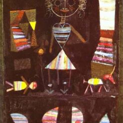 Puppet Theater by Paul Klee – 1923 Surrealist Watercolor, Bauhaus Art
