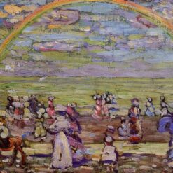 Rainbow by Maurice Prendergast – Post-Impressionist Genre Oil Painting (c.1902 - c.1904)