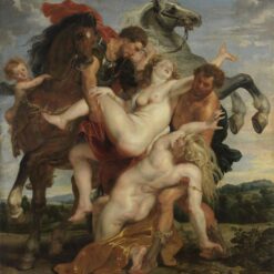 The Abduction of the Daughters of Leucippus – 1618 Rubens Baroque Mythology Art, Oil on Canvas