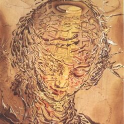 Raphaelesque Head Exploding" Oil Painting - Inspired by Salvador Dali's Surrealism Masterpiece