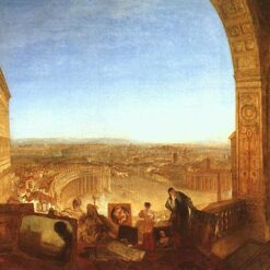 J.M.W. Turner Oil Painting – Rome from the Vatican, 1820, Romantic Cityscape
