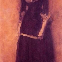 Rose et Argent: La Jolie Mutine - Elegant Portrait by James Whistler (1890)