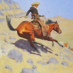 The Cowboy by Frederic Remington – Handcrafted Western Masterpiece Reproduction