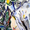 Roy Lichtenstein 'Sailboats' Pop Art – Customizable Magna & Oil Canvas Painting