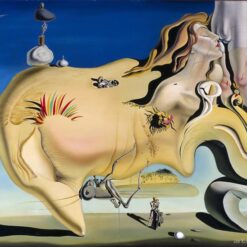 The Great Masturbator – Surrealist Oil Painting Inspired by Salvador Dali