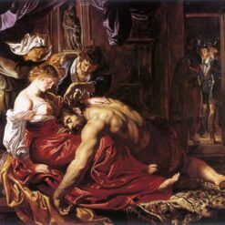 Samson and Delilah – Baroque Oil on Wood by Peter Paul Rubens (1609)