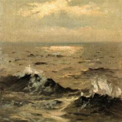 Oil Painting Inspired by John Singer Sargent’s Seascape – Realistic Marina Art on Canvas