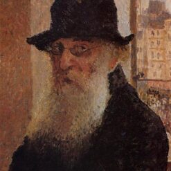 Self Portrait" by Camille Pissarro – 1903, Oil on Canvas at Tate Britain
