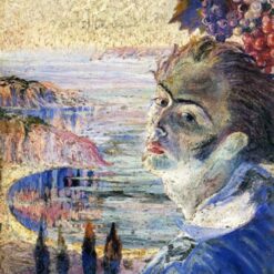 Salvador Dalí Self Portrait – Inspired by Early 20th Century Post-Impressionism