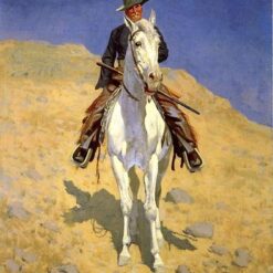 Self-Portrait on a Horse Frederic Remington Date: 1890