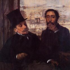 Edgar Degas 'Self Portrait with Évariste de Valernes' (c.1865) – Impressionist Portrait, Musée d'Orsay