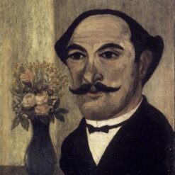 Hand-painted Henri Rousseau Self Portrait – c.1905 Naïve Art Self-Portrait Oil Painting | Canvas Reproduction