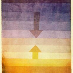 Separation in the Evening by Paul Klee – 1922 Abstract Watercolor, Bauhaus Art