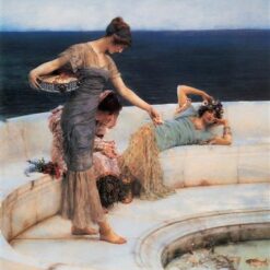 Silver Favourites by Sir Lawrence Alma-Tadema (1903) – Romanticism Oil Painting