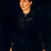 Edvard Munch’s Sister Inger – 1884 Impressionism Portrait Oil Reproduction