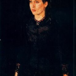 Edvard Munch’s Sister Inger – 1884 Impressionism Portrait Oil Reproduction