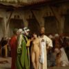 Slave Market (c.1866) by Jean-Léon Gérôme | Orientalist Genre and Nude Painting