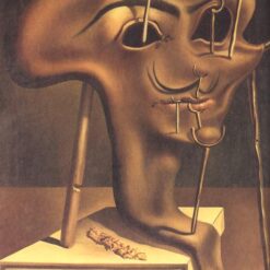 Soft Self-Portrait with Fried Bacon" – Surrealist Self-Portrait Oil Painting Inspired by Salvador Dali (1941)