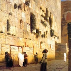 Solomon's Wall, Jerusalem by Jean-Léon Gérôme | Iconic Orientalist Cityscape Oil Painting
