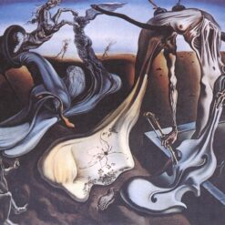 Spider of the Evening" – Surrealist Landscape Inspired by Salvador Dali (1940)