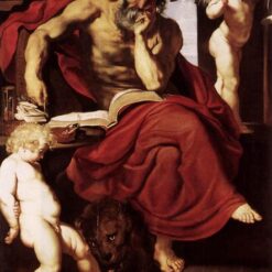 St. Jerome in His Hermitage – Peter Paul Rubens, 1608 Baroque Religious Masterpiece