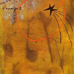 Inspired by Stars in Snails' Sexes by Joan Miró – Abstract Surrealist Oil Painting on Canvas (130 x 97 cm)