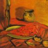 Still Life (Pulpo y Scorpa) Inspired by Salvador Dali – Expressionism Oil on Canvas