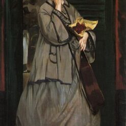 Street Singer Inspired by Édouard Manet – 1862 Realist Portrait Oil Painting, MFA Boston