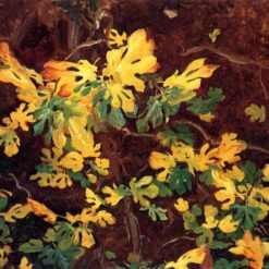 John Singer Sargent Oil Painting – Study of a Fig Tree, 1908, Realism Sketch