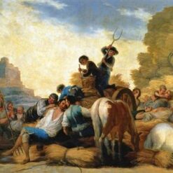 Summer, or The Harvest by Francisco Goya | 1786 Romanticism Genre Painting
