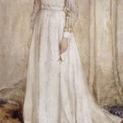 Symphony in White No.1: The White Girl by Whistler – Realist Portrait of Joanna Hiffernan (1862)