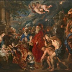 The Adoration of the Magi by Peter Paul Rubens – Religious Baroque Oil Painting Reproduction on Canvas
