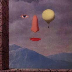 The Age of Enlightenment Inspired by René Magritte – 1967 Surrealist Symbolic Oil Painting, Canvas